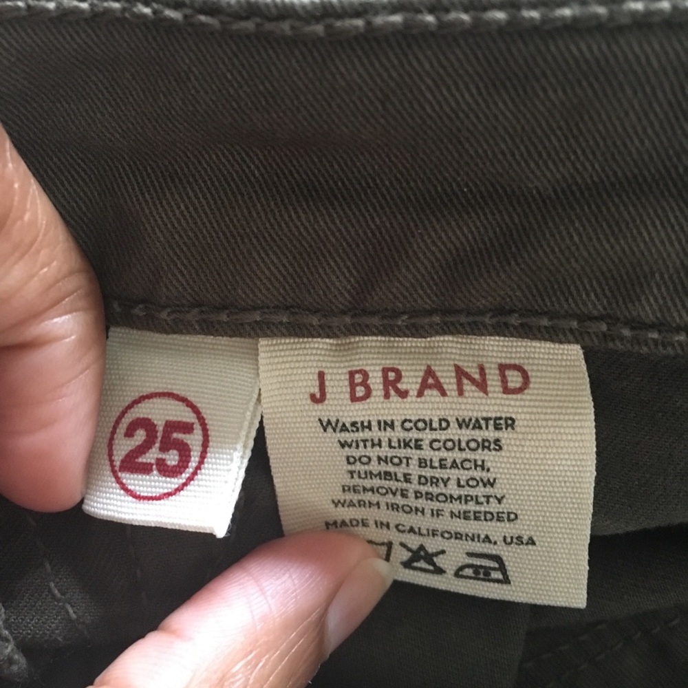 J Brand The Skinny Moriah Olive Jeans - Picture 7 of 8